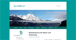 Desktop Screenshot of pro-audito-uri.ch