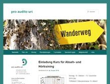 Tablet Screenshot of pro-audito-uri.ch